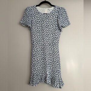 REFORMATION "beesley" floral short sleeve Mini Dress, sz 6